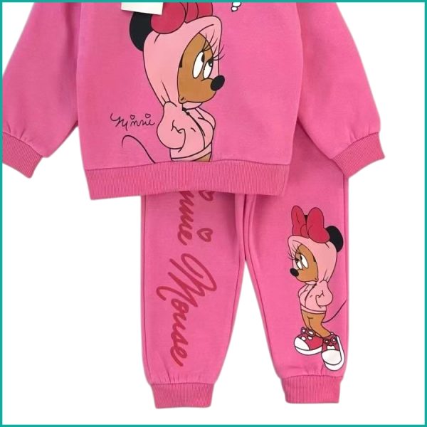 Minnie Mouse Girls Winter Training Suit - Hot Pink - Image 3