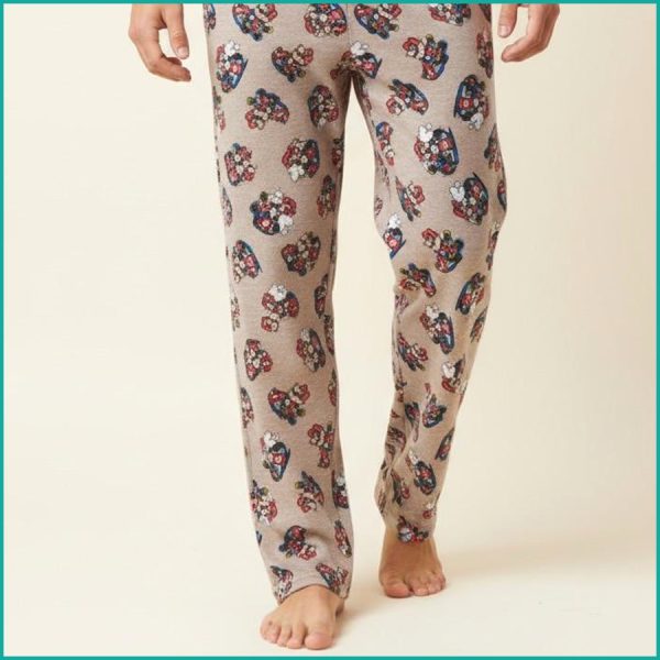Mario Men's Cotton Pant - Brown - Image 2