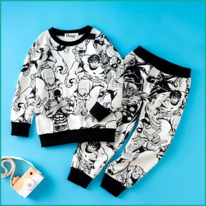 Marvel Hero Boys Winter Training Suit - White