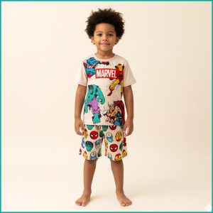 Marvel Boys Shorts Set PRIMARK - Brown