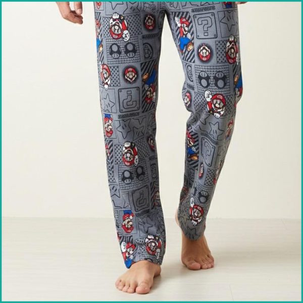 Mario Men's Cotton Pant - Grey - Image 2