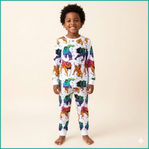 Superhero Boys Full Sleeves Pajama Set PRIMARK - White
