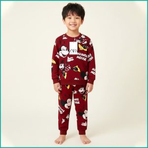 Shy Mickey Boys Winter Training Suit ZARA - Red