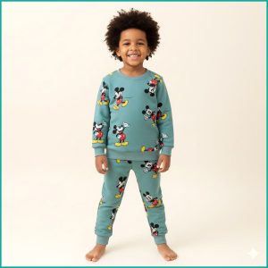 Mickey Boys Winter Training Suit - Coastal Green