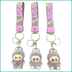 Labubu Luck Key Chain - Grey (Each Piece)