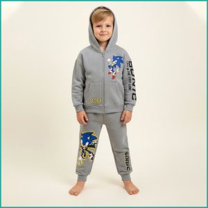 Sonic Ring Boys Winter Training Suit ZARA - Grey