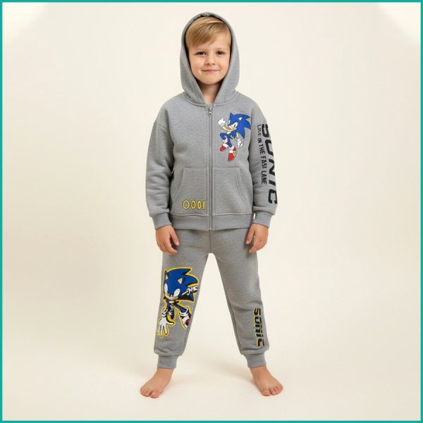 Sonic Ring Boys Winter Training Suit ZARA - Grey