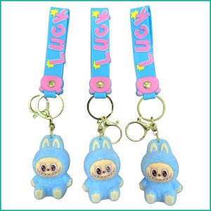 Labubu Luck Key Chain - Blue (Each Piece)