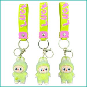 Labubu Luck Key Chain - Neon (Each Piece)