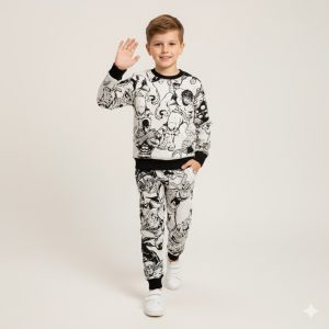 Marvel Hero Boys Winter Training Suit - White