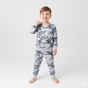 Dinosaurs Boys Winter Training Suit - Grey
