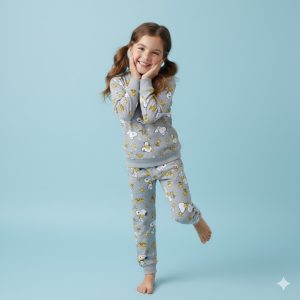 Calm Snoopy Girls Winter Training Suit - Grey