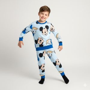 Mickey Boys Winter Training Suit - Sky Blue
