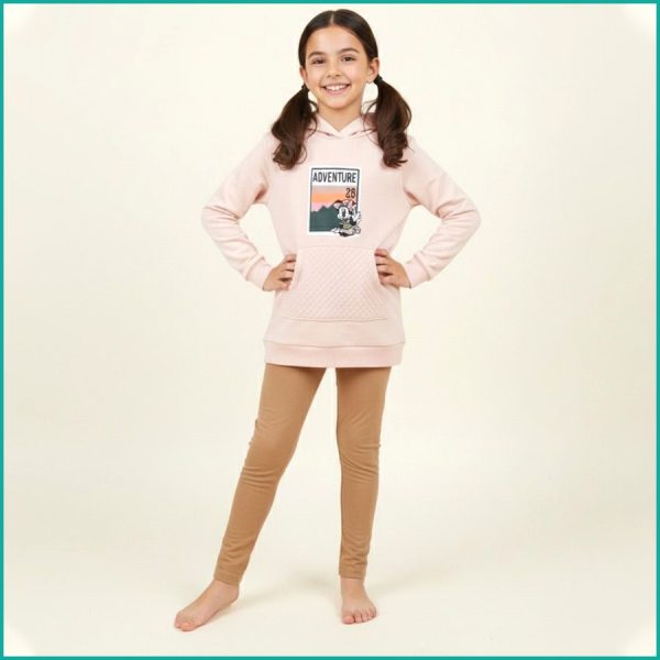 Minnie Adventure Girls Winter Training Suit ZARA - Pink Brown