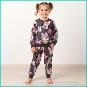 Minnie Daisy Girls Winter Training Suit - Black