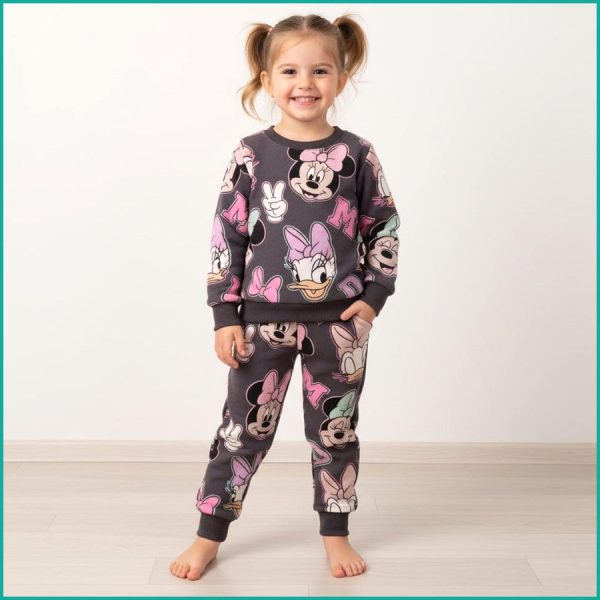 Minnie Daisy Girls Winter Training Suit - Black