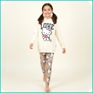 Kitty Love Girls Winter Training Suit ZARA - White