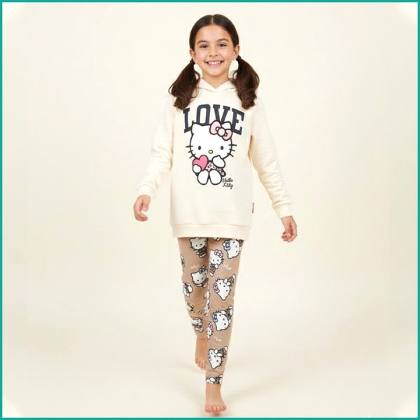 Kitty Love Girls Winter Training Suit ZARA - White