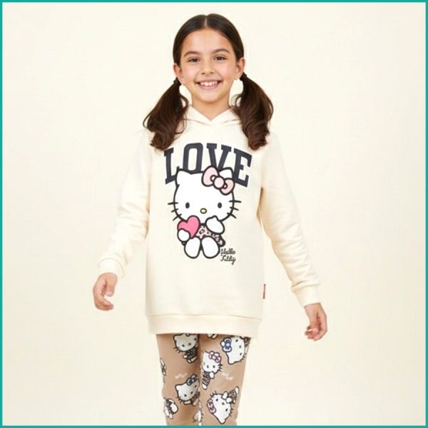 Kitty Love Girls Winter Training Suit ZARA - White - Image 2