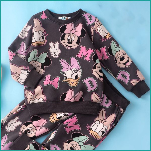 Minnie Daisy Girls Winter Training Suit - Black - Image 3