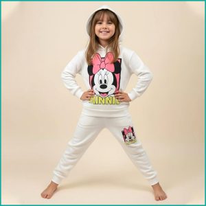 Minnie Frame Girls Winter Training Suit ZARA - White