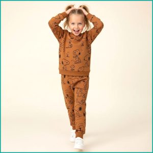 Snoopy Girls Winter Training Suit ZARA - Brown