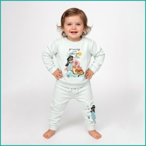 Princess in Charge Kids Infant Pajama Set - Blue