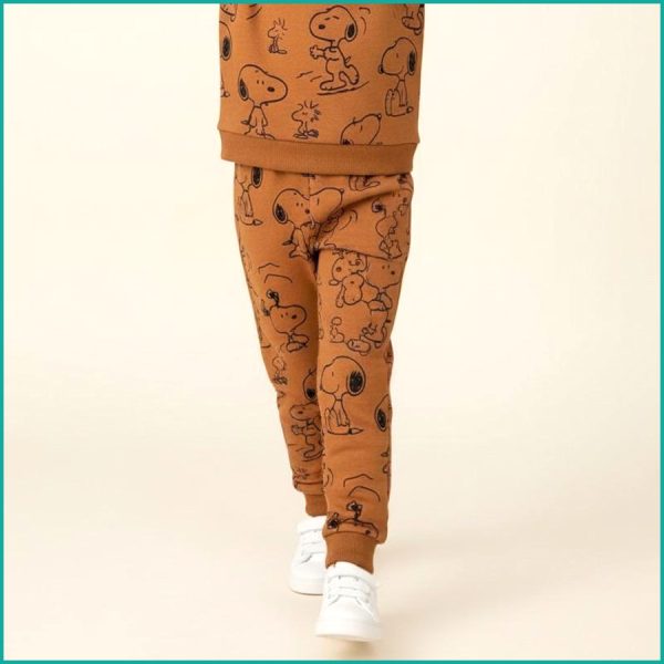 Snoopy Girls Winter Training Suit ZARA - Brown - Image 3