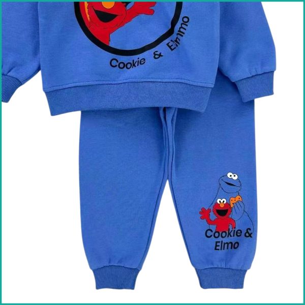 Monster Cookie Boys Winter Training Suit ZARA - Blue - Image 4