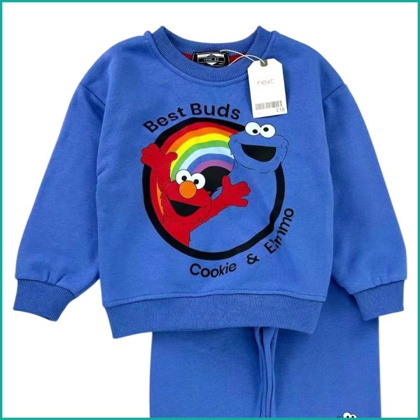 Monster Cookie Boys Winter Training Suit ZARA - Blue - Image 3