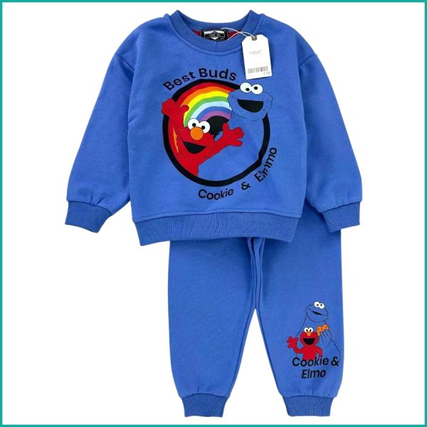 Monster Cookie Boys Winter Training Suit ZARA - Blue - Image 2