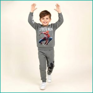 Spiderman Boys Winter Training Suit ZARA - Grey