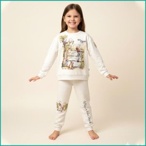 Winnie Girls Winter Training Suit - White
