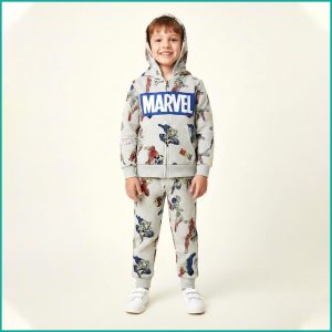 Marvel Boys Winter Training Suit ZARA - Light Grey