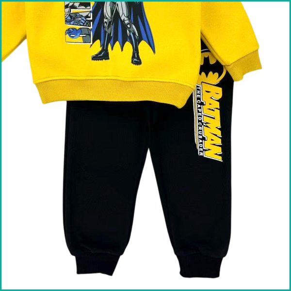 Batman Boys Winter Training Suit ZARA - Yellow Black - Image 4