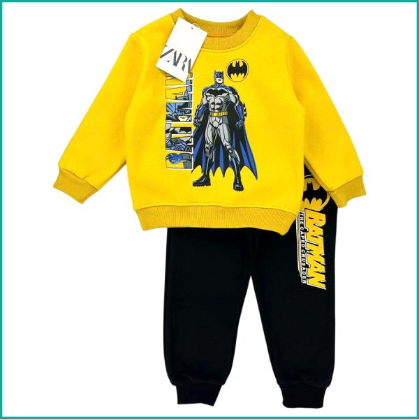 Batman Boys Winter Training Suit ZARA - Yellow Black - Image 2