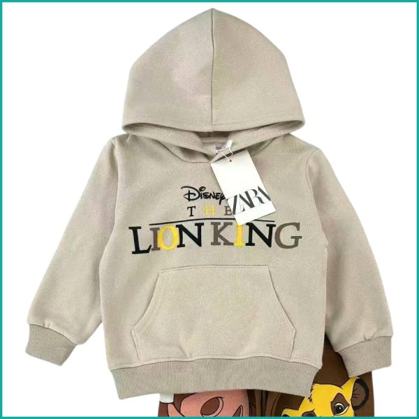 Lion King Boys Winter Training Suit ZARA - Cream Brown - Image 3