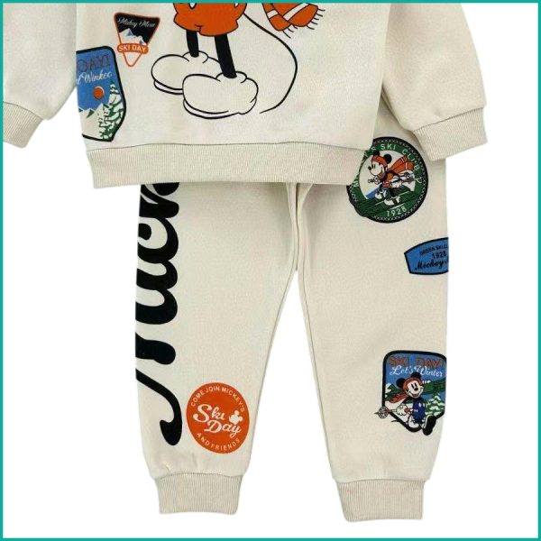 Mickey Tour Boys Winter Training Suit ZARA - White - Image 4