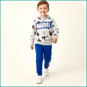 Marvel Boys Winter Training Suit ZARA - Grey Blue