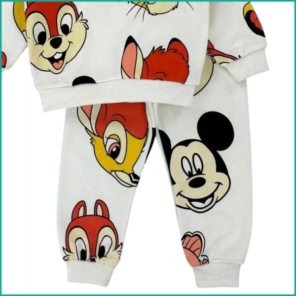 Disney 100 Boys Winter Training Suit ZARA - White - Image 4