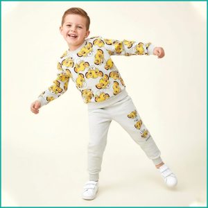 Simba Face Boys Winter Training Suit ZARA - White