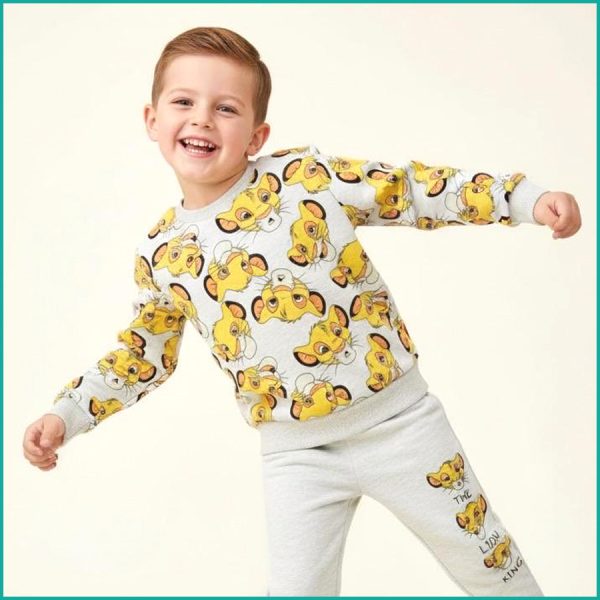 Simba Face Boys Winter Training Suit ZARA - White - Image 2