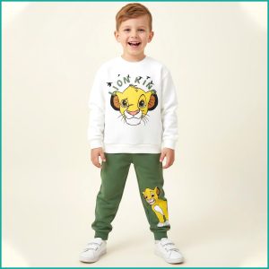 Lion King Boys Winter Training Suit ZARA - White Green