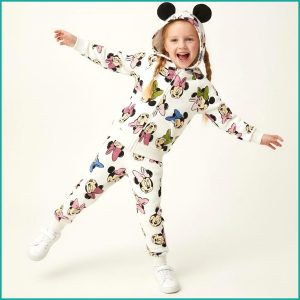 Colorful Bows Girls Winter Training Suit ZARA - White