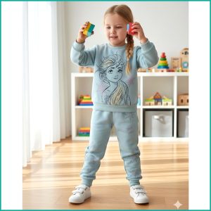 Princess Girls Winter Training Suit ZARA - Sky Blue