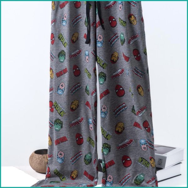 Superhero Men's Cotton Pant - Grey - Image 3