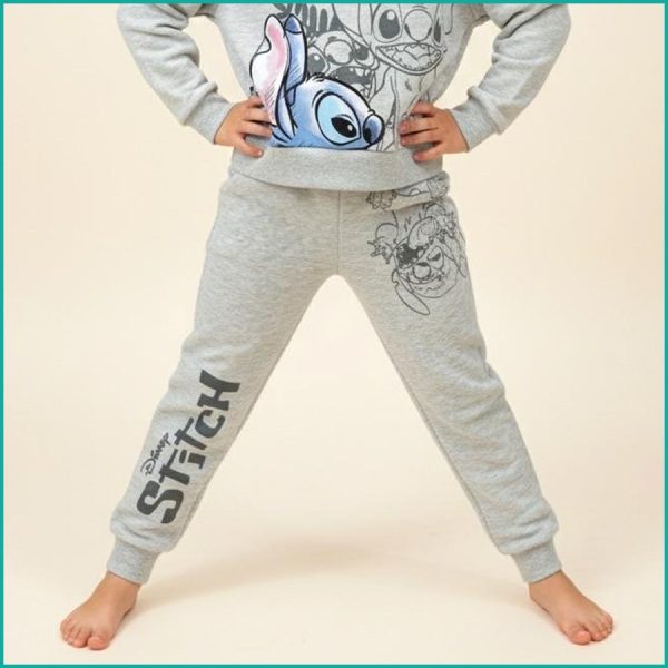 Disney Stitch Girls Winter Training Suit - Grey - Image 3