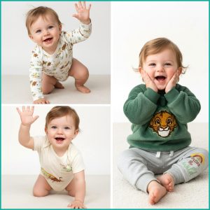 Lion King Kids Infant 4 Pcs Set - Green
