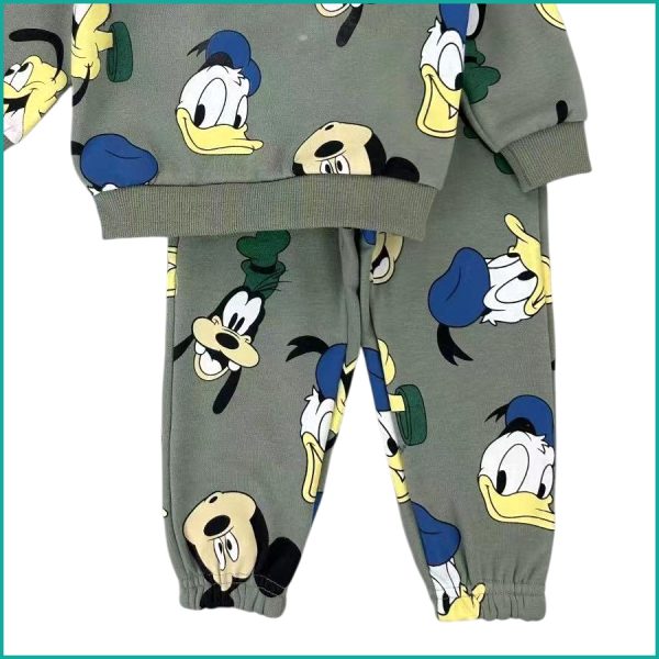 Home Mickey Boys Winter Training Suit ZARA - Grey - Image 4