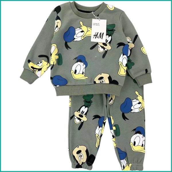 Home Mickey Boys Winter Training Suit ZARA - Grey - Image 2